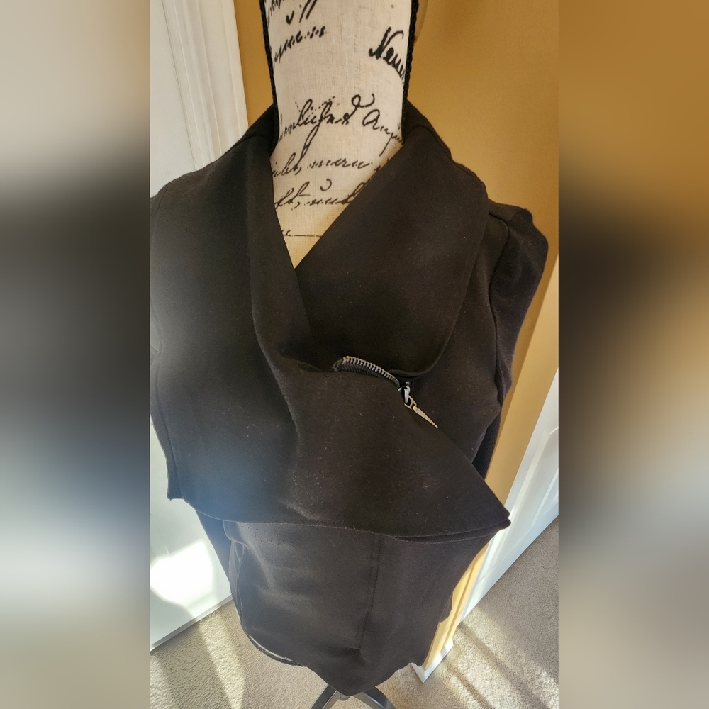 Black Zippered Tote Bag